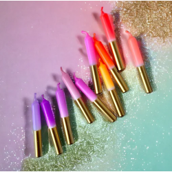 3bougies Silent stars Pink Stories