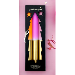 3bougies Flickering fireplace Pink Stories