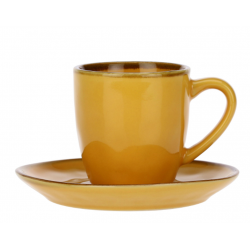 Tasse/soucoupe Concerto Ocra 90mlROSE ET TULIPANI