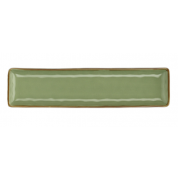 Plat rect 32*8 Verde Oliva Concerto ROSE ET TULIPANI