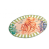 Plat ovale LITORALE 45*30cm ROSE ET TULIPANI