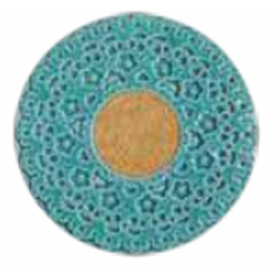 Dessous de plat dentelle turquoise DURO