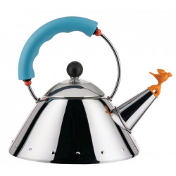 Bouilloire sifflet oisillon TURQUOISE ALESSI