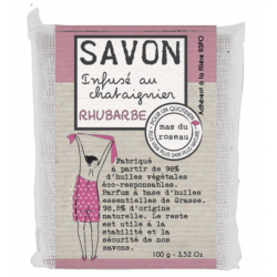 Savonnette rhubarbe 100g MAS DU ROSEAU