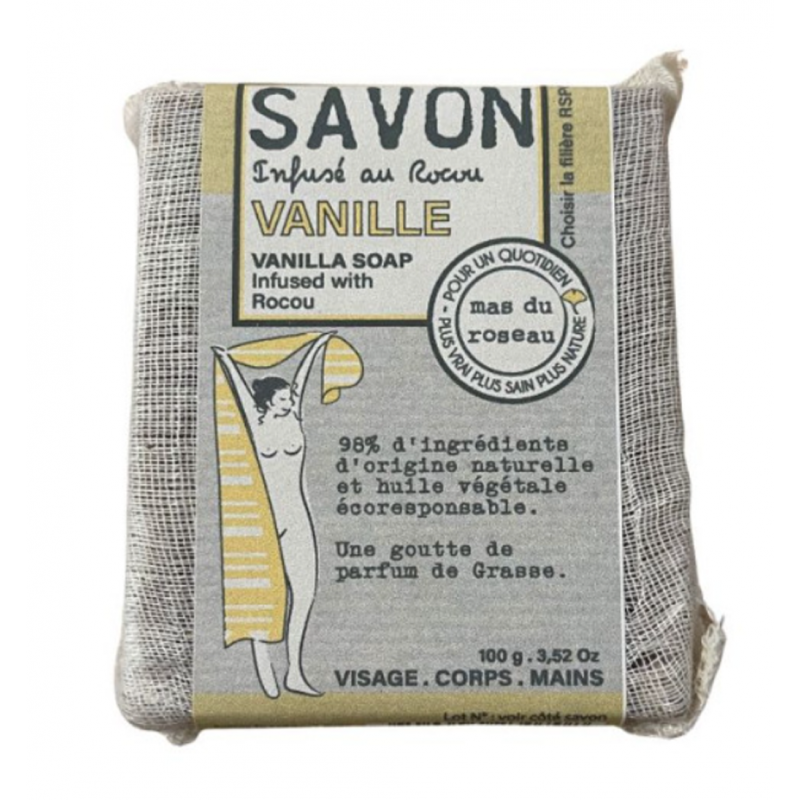 Savonnette vanille 100g MAS DU ROSEAU