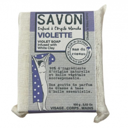 Savonnette violette 100g MAS DU ROSEAU