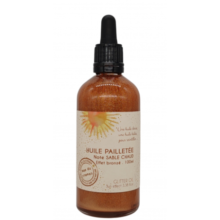 Huile pailletée monoï 100ml MAS DU ROSEAU