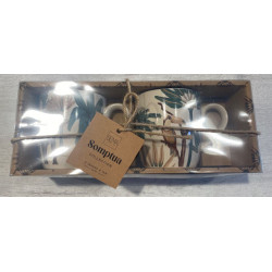 Coffret 2 tasses à thé SOMPTUA