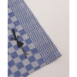 Serviette damier bleu A l'aise Breizh