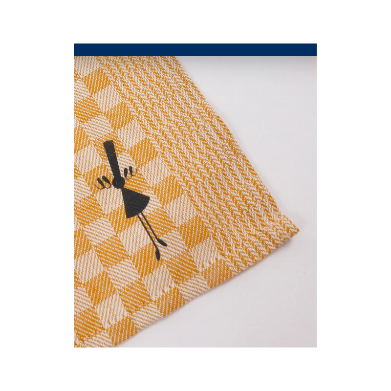 Serviette damier miel A l'aise Breizh (copie)