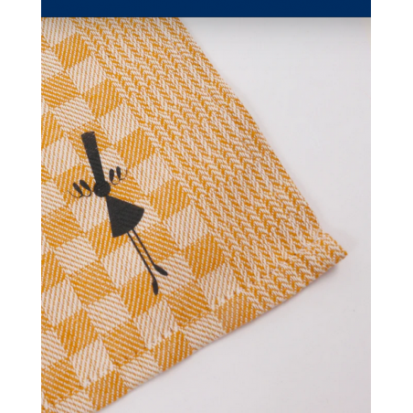 Serviette damier miel A l'aise Breizh (copie)