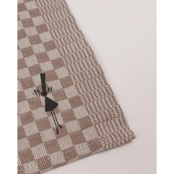 Serviette damier taupe A l'aise Breizh (copie)