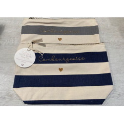 trousse rayée Doloise