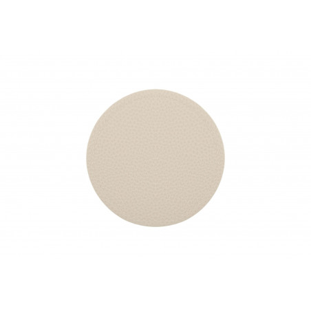 set de 4 dessous de verre trudo 10 cm creme