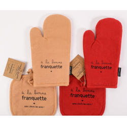 lot gant manique "Bonne franquette" S.janiere