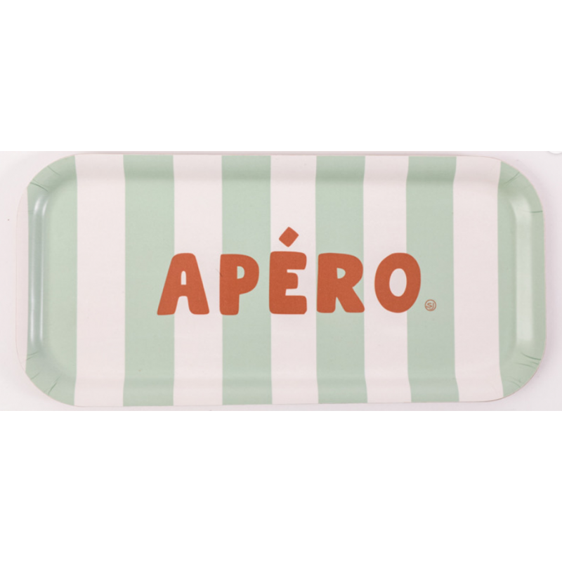 Plateau "apéro" PM rectangulaire Sophie janière