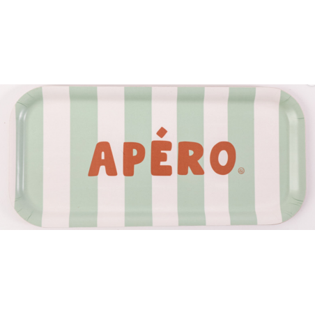Plateau "apéro" PM rectangulaire Sophie janière