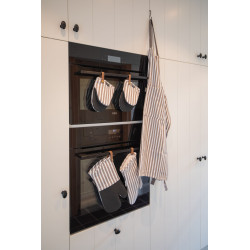 2 Gants de cuisine  YINTE 17*33 CM TAUPE