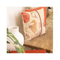 Coussin 45*45 MARINA CORAIL