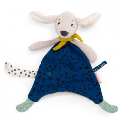 doudou Pilou bleu Puce et Pilou Moulin Roty