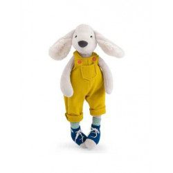 poupee chien Pilou jaune Puce et Pilou Moulin Roty