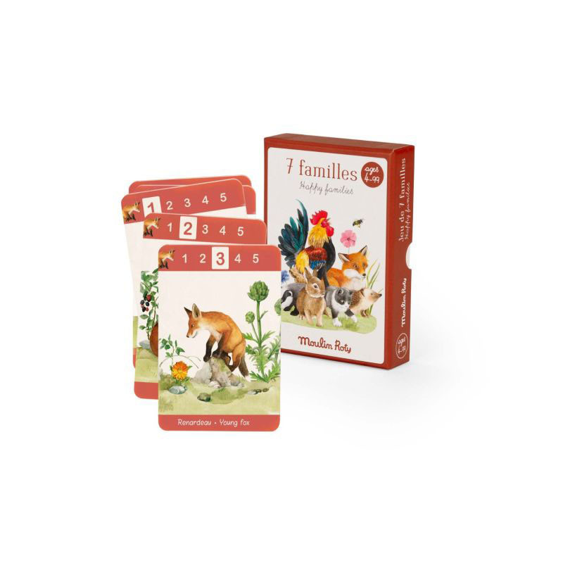 jeu de 7 familles le jardin du moulin MOULIN ROTY