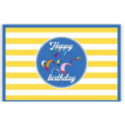 Carte birthday voiles de kite