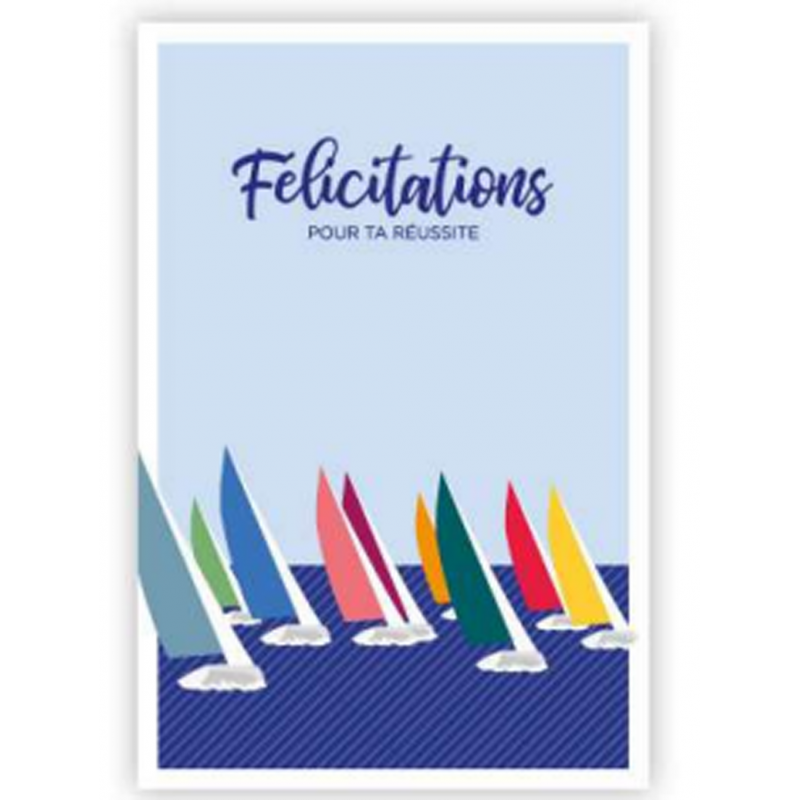 Carte félicitations pour ta réussite