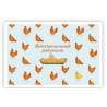 Carte bienvenue au monde Petit Poussin