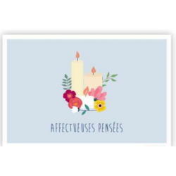 Carte affectueuses pensées