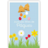 Carte Joyeuses fêtes de Pâques cloches