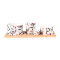 4 pièces CHAMPETRE Set apéro BASTIDE