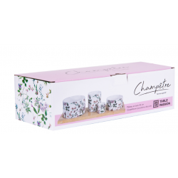 4 pièces CHAMPETRE Set apéro BASTIDE