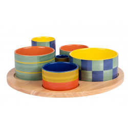 6 pièces CAPRI Set apéro BASTIDE