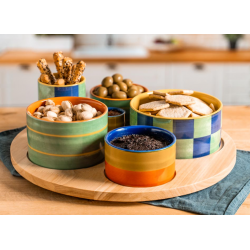 6 pièces CAPRI Set apéro BASTIDE