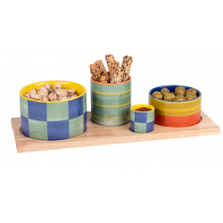 4 pièces CAPRI Set apéro BASTIDE