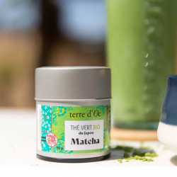 Boite Thé Matcha bio 30g