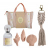 Cabas coffret parfum d'ambiance et decors Bain de soleil Mangue Neroli Paradis