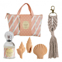 Cabas coffret parfum d'ambiance et decors Bain de soleil Mangue sorbet