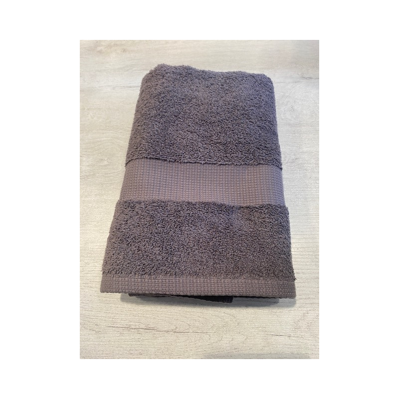 Serviette de toilette 50* 100 Anthracite VENUS COTON ET LIN
