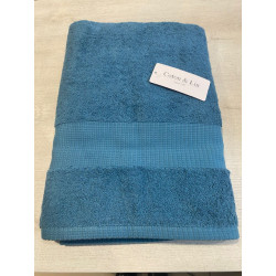 Drap de douche Venus 70*140 cm petrole VENUS COTON ET LIN