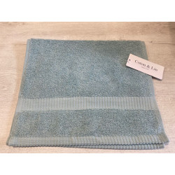 Serviette de toilette invité celadon VENUS COTON ET LIN