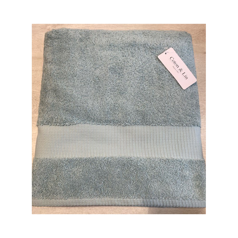 Drap de bain 100* 150  Celadon VENUS COTON ET LIN (copie)