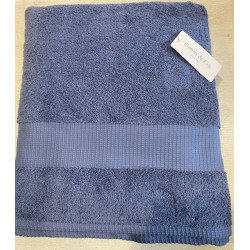 Drap de bain 100* 150 Bleu Océan VENUS COTON ET LIN