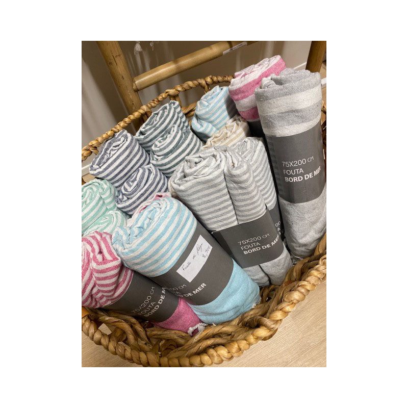 Fouta bord de mer 75*200