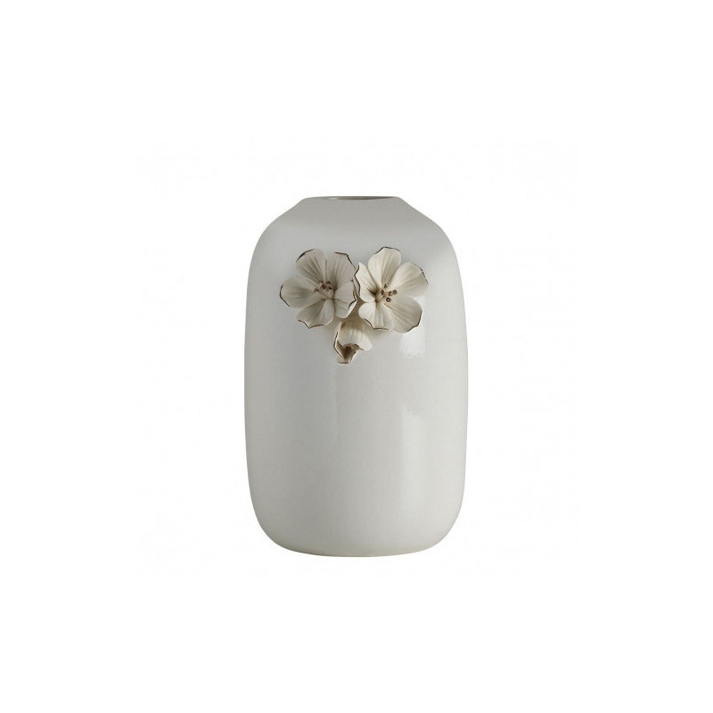 Vase Amour de fleurs blanc 15.5/21cm
