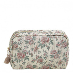 Trousse de toilette rectangulaire Marquise Grand Modèle en tissu