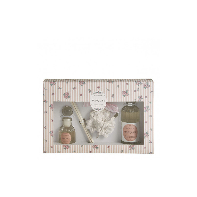 Coffret decouverte les intemporelles en fleurs Rose Elixir