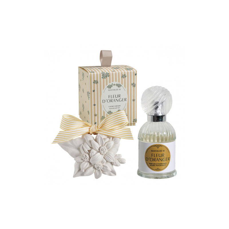 Coffret les intemporelles en fleurs Parfum d'ambiance et décor Fleur d'oranger