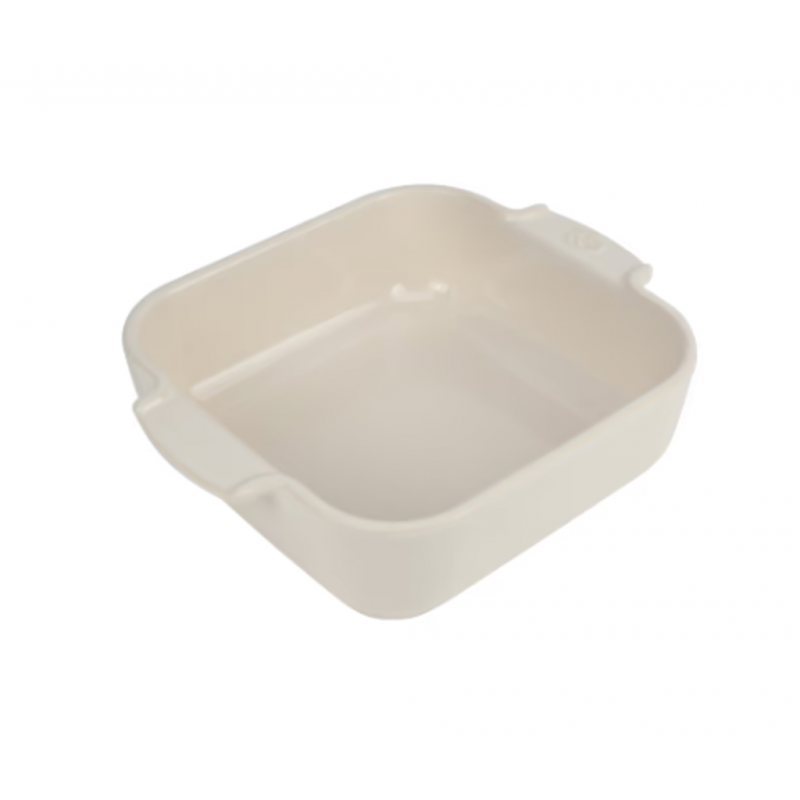 Plat four écru carré 21 cm PEUGEOT